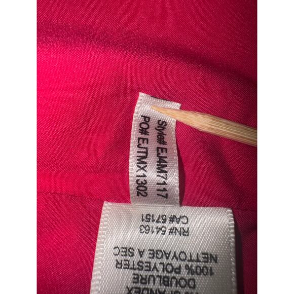 Eliza J Pink Sheath Dress Womens 10 Cut Out Hot Pink Barbie Wedding Guest Short - Picture 6 of 7